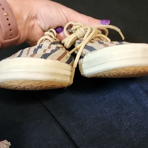 Keds Oxford stripe sz 9 - Picture 4 of 7